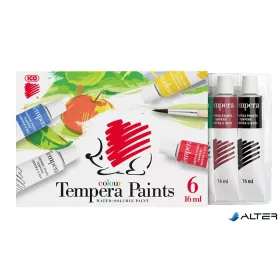 Tempera készlet, 6 darabos, ICO 'Süni'