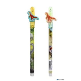   Tolóbetétes ceruza radírral display, HB, ICO 'Bensia', dinoszaurusz
