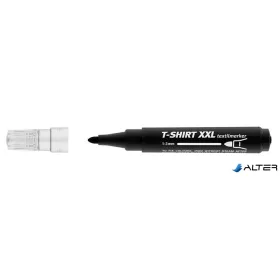   Textilmarker, 1-3 mm, kúpos, ICO "XXL T-Shirt", fekete