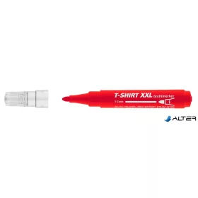   Textilmarker, 1-3 mm, kúpos, ICO "XXL T-Shirt", piros