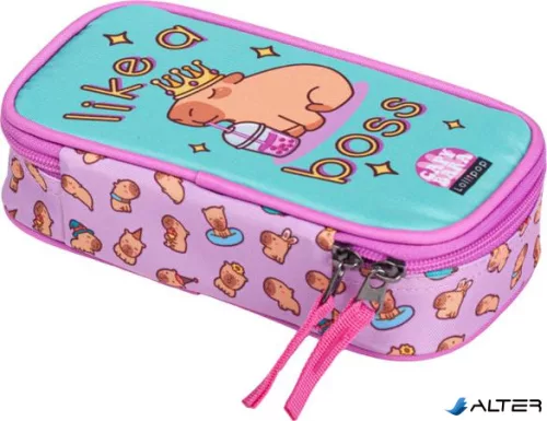 Tolltartó, cipzáras, LIZZYSULI, Lollipop Capybara
