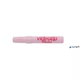   Szövegkiemelő, 1-4 mm, ICO "Videotip", pasztell rózsaszín