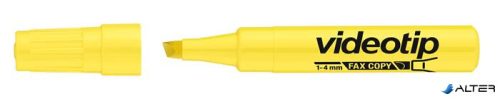 Szövegkiemelő, 1-4 mm, ICO "Videotip", sárga