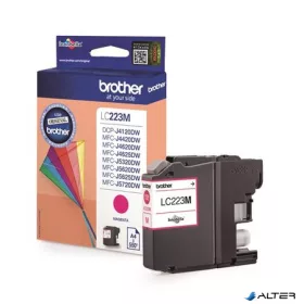   LC223M Tintapatron MFC-J4420DW, MFC-J4620DW nyomtatókhoz, BROTHER, magenta, 550 oldal