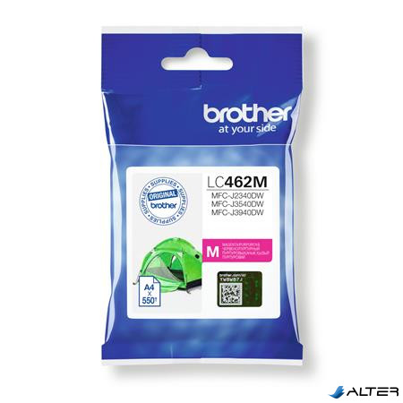 LC462M Tintapatron MFC-J3540 nyomtatóhoz, BROTHER, magenta, 550 oldal