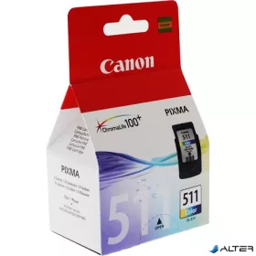 CL-511 Tintapatron Pixma MP240, 260, 480 nyomtatókhoz, CANON színes, 244 oldal