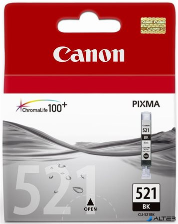 CLI-521B Tintapatron Pixma iP3600, 4600, MP540 nyomtatókhoz, CANON fekete, 9ml