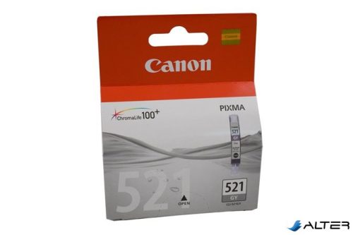 CLI-521GY Tintapatron Pixma MP980 nyomtatóhoz, CANON, szürke, 1 395 oldal
