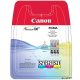 CLI-521KIT Tintapatron multipack Pixma iP3600, 4600 nyomtatókhoz, CANON, c+m+y, 3*9ml