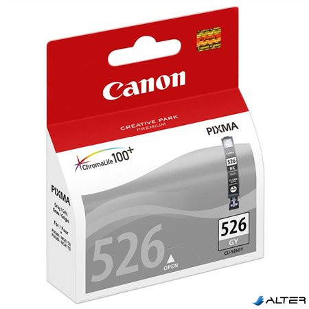 CLI-526GY Tintapatron Pixma MG6150, 8150 nyomtatókhoz, CANON szürke, 550 oldal