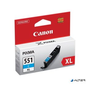 CLI-551CXL Tintapatron Pixma iP7250, MG5450, MG6350 nyomtatókhoz, CANON kék, 11ml
