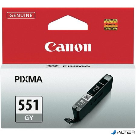 CLI-551GY Tintapatron Pixma MG6350 nyomtatóhoz, CANON szürke, 780 oldal