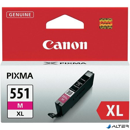 CLI-551MXL Tintapatron Pixma iP7250, MG5450, MG6350 nyomtatókhoz, CANON vörös, 11ml