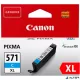 CLI-571CXL Tintapatron Pixma MG5750, 6850,7750 nyomtatókhoz, CANON kék, 11 ml