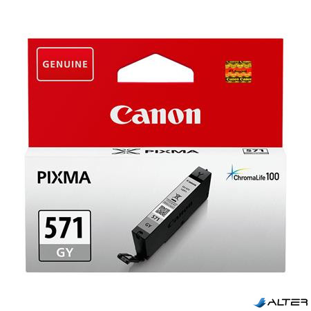 CLI-571G Tintapatron Pixma MG5750, 6850, 7750 nyomtatókhoz, CANON, szürke, 7ml