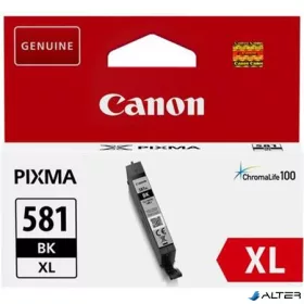   CLI-581BXL Tintapatron Pixma TS7550, 8150, 9150 nyomtatókhoz, CANON, fekete, 8,3ml