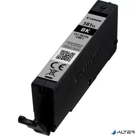CLI-581BXL Tintapatron Pixma TS7550, 8150, 9150 nyomtatókhoz, CANON, fekete, 8,3ml