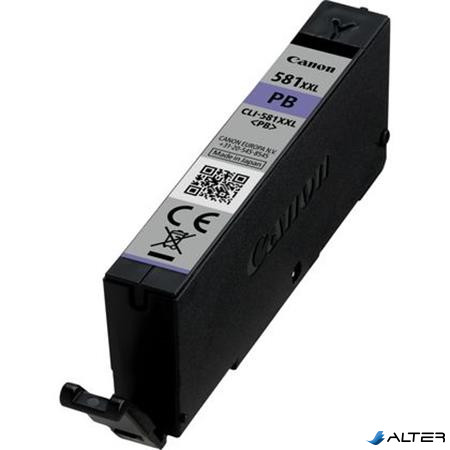 CLI-581PCXXL Tintapatron Pixma TS7550, 8150, 9150 nyomtatókhoz, CANON, fotó cián, 11,7ml