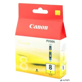 CLI-8Y Tintapatron Pixma iP3500, 4200, 4300 nyomtatókhoz, CANON sárga, 13ml