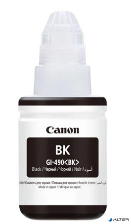 GI490 Tinta Pixma MFP G2411, G3411, G4411 nyomtatókhoz, CANON, fekete, 135 ml