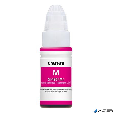 GI490 Tinta Pixma MFP G2411, G3411, G4411 nyomtatókhoz, CANON, magenta, 70 ml