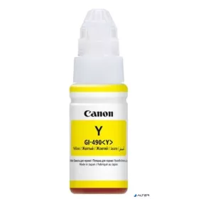   GI490 Tinta Pixma MFP G2411, G3411, G4411 nyomtatókhoz, CANON, sárga, 70 ml