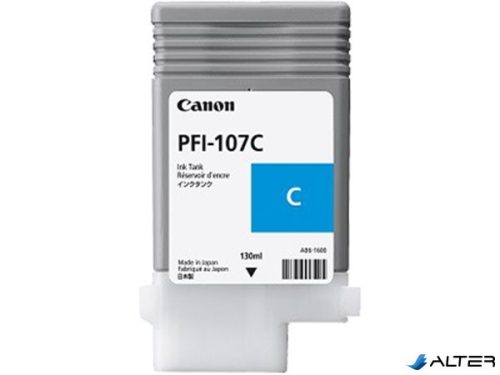 PFI-107C Tintapatron iPF780, 770 nyomtatóhoz, CANON kék, 130ml
