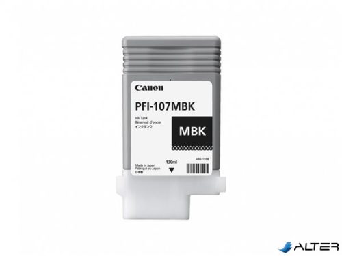 PFI-107MB Tintapatron iPF780, 770 nyomtatóhoz, CANON matt fekete, 130ml