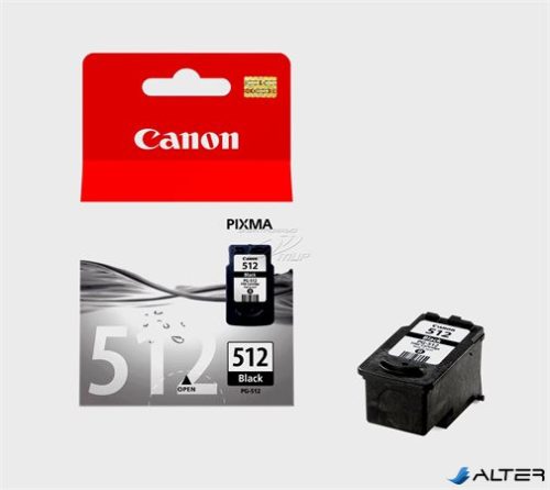 PG-512 Tintapatron Pixma MP240, 260, 480 nyomtatókhoz, CANON fekete, 401 oldal