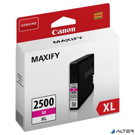 PGI-2500MXL Tintapatron Maxify MB5350 nyomtatókhoz, CANON vörös, 19,3 ml