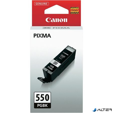 PGI-550PGB Tintapatron Pixma iP7250, MG5450, 6350 nyomtatókhoz, CANON fekete, 15ml