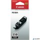 PGI-550PGB Tintapatron Pixma iP7250, MG5450, 6350 nyomtatókhoz, CANON fekete, 15ml