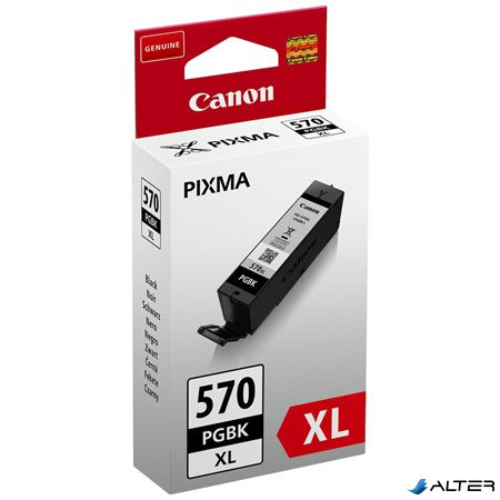 PGI-570BXL Tintapatron Pixma MG5750, 6850, 7750 nyomtatókhoz, CANON fekete, 22 ml
