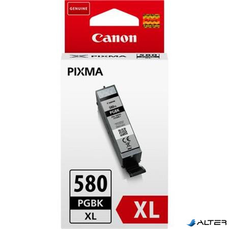 PGI-580XL Tintapatron Pixma TS7550, 8150, 9150 nyomtatókhoz, CANON, fekete, 18,5ml