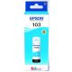 T00S24A Tinta EcoTank L3110, L3150, L1110 nyomtatókhoz, EPSON 103, cián, 65 ml