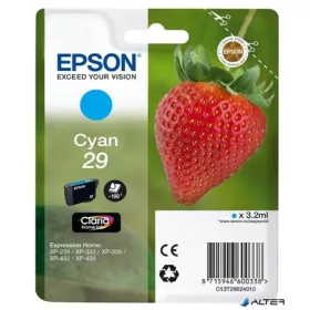 C13T29824010 Tintapatron XP235/332 nyomtatókhoz, EPSON kék, 3,2ml