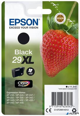 T29914012 Tintapatron XP245 nyomtatóhoz, EPSON, fekete, 11,3ml