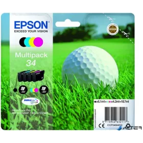   T34664010 Tintapatron multipack, WorkForce WF-3720DWF nyomtatóhoz, EPSON, b+c+m+y, 18,7 ml