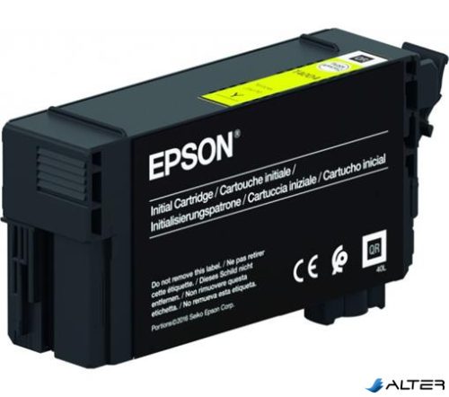 T40D440 Tintapatron, SC-T3100, T5100, T3100N, T5100N nyomtatókhoz, UltraChrome XD2, EPSON, sárga, 50 ml