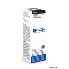   T66414A10 Tinta L100, 200mfp nyomtatókhoz, EPSON, fekete, 70ml