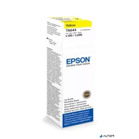   T66444A10 Tinta, L100, 200mfp nyomtatókhoz, EPSON, sárga, 70ml