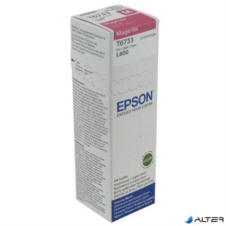 T67334A10 Tintapatron L800 nyomtatóhoz, EPSON vörös, 70ml