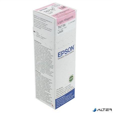 T67364A10 Tintapatron L800 nyomtatóhoz, EPSON világos vörös, 70ml