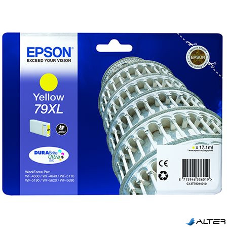 T79044010 Tintapatron WorkForce Pro WF-5620DWF nyomtatóhoz, EPSON sárga, 17,1ml