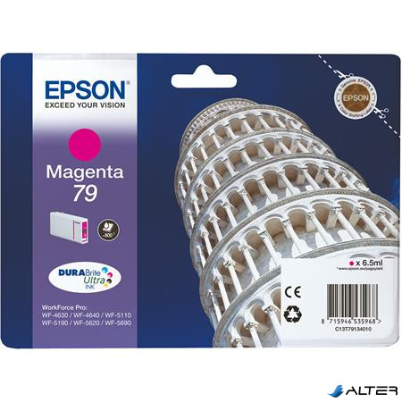 T79134010 Tintapatron Workforce Pro WF-5110, WF-5690 nyomtatókhoz, EPSON, magenta, 0,8k