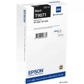C13T907140 Tintapatron WF-6090, WF-6590 nyomtatóhoz, EPSON fekete, 10k