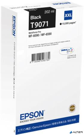 C13T907140 Tintapatron WF-6090, WF-6590 nyomtatóhoz, EPSON fekete, 10k