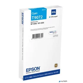   C13T907240 Tintapatron WF-6090, WF-6590 nyomtatókhoz, EPSON, cián, 7k