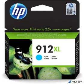   3YL81AE Tintapatron Officejet 8023 All-in-One nyomtatókhoz, HP 912XL, cián, 825 oldal