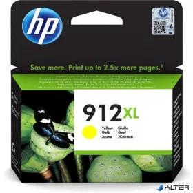   3YL83AE Tintapatron Officejet 8023 All-in-One nyomtatókhoz, HP 912XL, sárga, 825 oldal